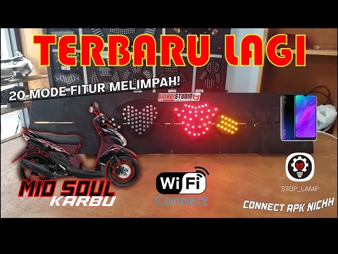 STOPLAMP RUNNING 20 MODE MIO SOUL KARBU