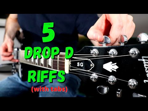 5 Famous Drop-D Guitar Riffs And How To Play Them (With Tabs)