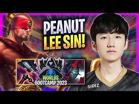 PEANUT IS A MONSTER WITH LEE SIN! - GEN Peanut Plays Lee Sin JUNGLE vs Graves! | Bootcamp 2023