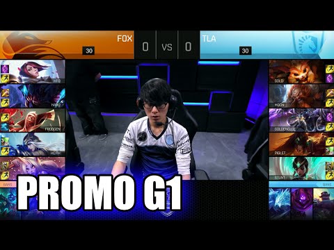 Echo Fox vs Team Liquid Academy | Game 1 S7 NA LCS Spring 2017 Promotion Tournament | FOX vs TLA G1