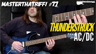 Thunderstruck by AC/DC - Riff Guitar Lesson w/TAB - MasterThatRiff! 77