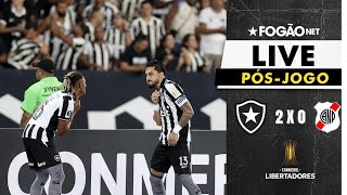 FOGÃONET LIVE: BOTAFOGO 2X0 NACIONAL POTOSÍ (PÓS-JOGO) | JOGO DE VOLTA DA 2ª FASE COPA LIBERTADORES