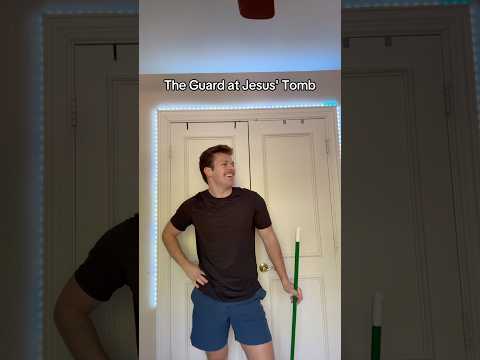 The Guard at Jesus’ Tomb be like 🤣