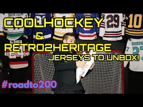 Jerseys From CoolHockey and Retro2Heritage to UNBOX!!! +Plus North Star Jersey Cresting