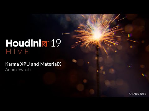 Karma XPU and MaterialX | Adam Swaab | Houdini 19 HIVE