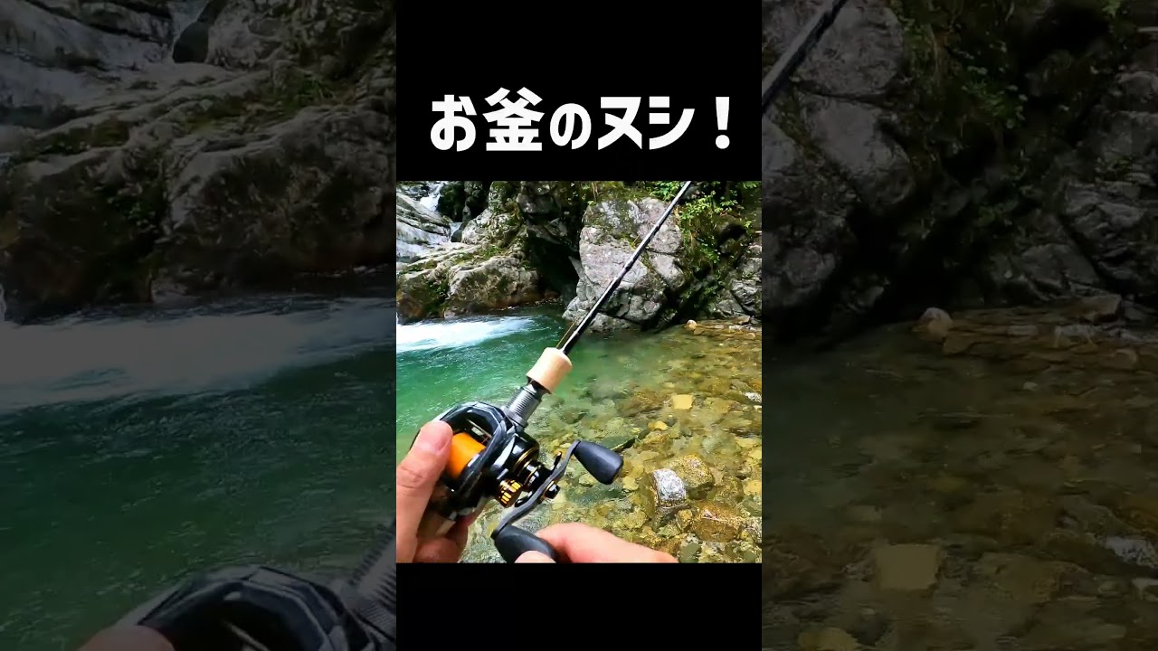 お釜のヌシを釣れい！ #shorts