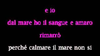 Io dal Mare - C. Baglioni - Testo - Lyrics