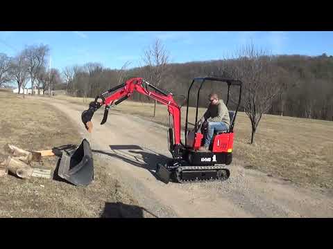 YouTube video about: How much can a mini excavator lift?