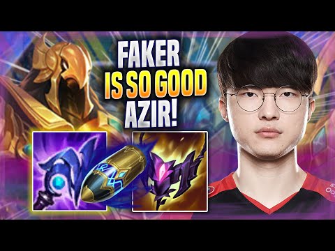 FAKER IS SO GOOD WITH AZIR! - T1 Faker Plays Azir MID vs Renekton! | Season 2022