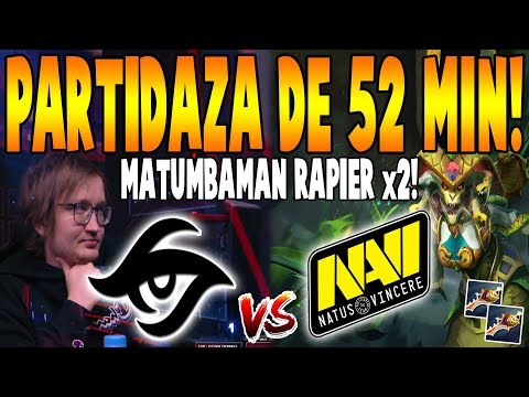 SECRET vs NAVI [BO3] - Partidaza de 52 Min! "Matumbaman Rapier x2" - ESL Los Angeles 2020 DOTA 2
