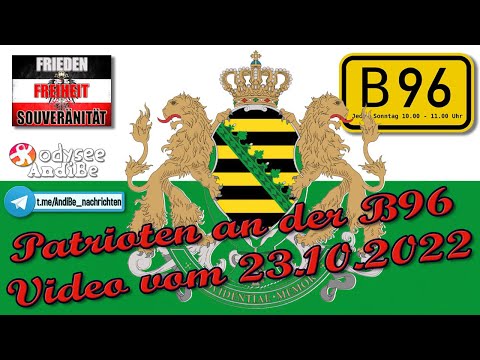 Stiller Protest B96 vom 23.10.2022