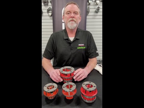 How to Set or Change dies in RIDGID manual ratcheting die heads