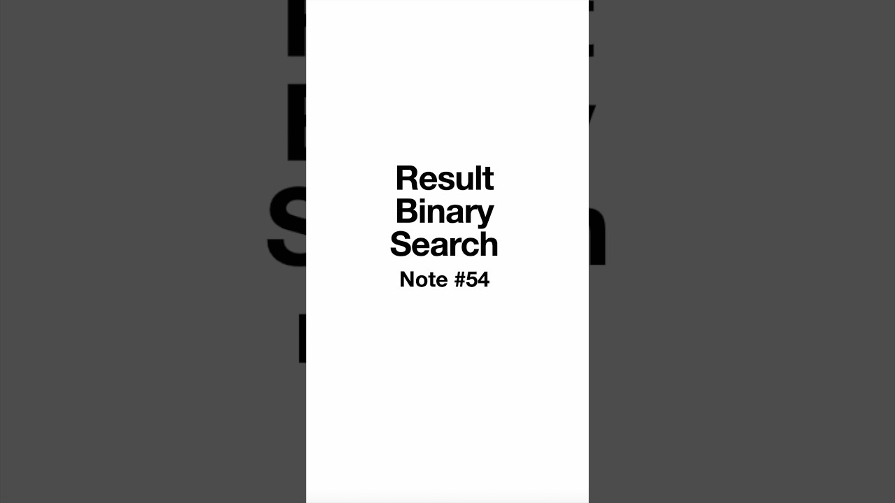 Binary Search on the Answer 🔍 (Square Root Trick!)