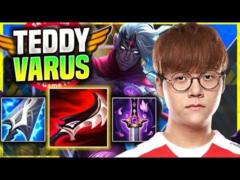 TEDDY IS SO CLEAN WITH VARUS! - T1 Teddy Plays Varus ADC vs Jinx! | Season 11