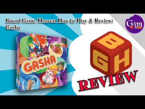 Board Game Heaven How To Play & Review 275: Gasha (Gamin'Biz)