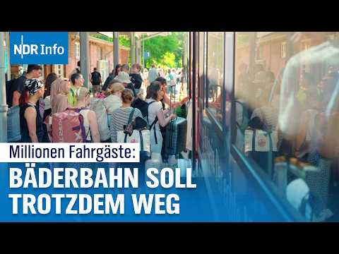 Video Thumbnail: Trotz voller Züge: Bäderbahn an der Ostsee soll abgeschafft werden | NDR Info