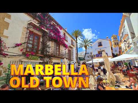 Marbella, Spain - Scenic Old Town 4K Walking Tour 2025