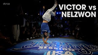 VICTOR vs NELZWON [bboy final] // stance // FREESTYLE SESSION USA 1v1 - 2021
