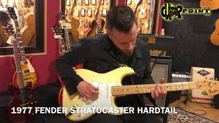 Video thumbnail for 1977 Fender Stratocaster - Olympic White / GuitarPoint Maintal / Vintage Guitars by GuitarPoint