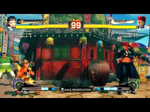 SSF4 AE: PJS DBJoseph (Sakura) VS Not Latif (C. Viper)