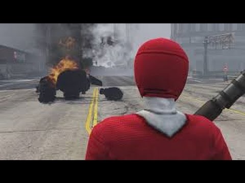 Power Rangers vs RoboCop army