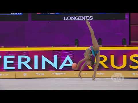 2019 Rhythmic Worlds, Baku (AZE) – Arina AVERINA (RUS), qualifications Ball