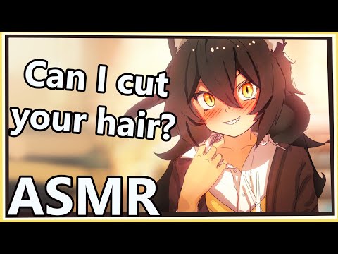 Bubbly Catgirl wants to cut your hair | ASMR | [hairdresser]
