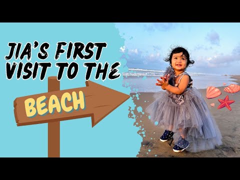 Jia's First Visit to the beach|A Heartwarming Journey of Sand, Sea, and Smiles| Beach Adventure |