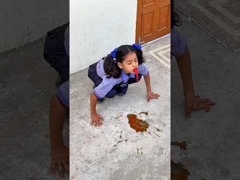 Fake  blood 🩸 नक़ली खून 😱🤯 #banku #srsir #doli #srindori09 #dolly #schoollife