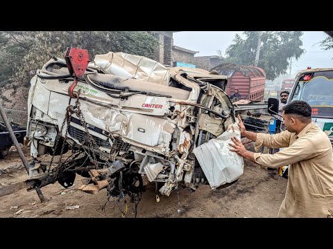 Thumbnail for Hino Truck Huge Dangerous Accident Cabinet Chassis Amazing Repairing And Restoration Pakistani work by Truck