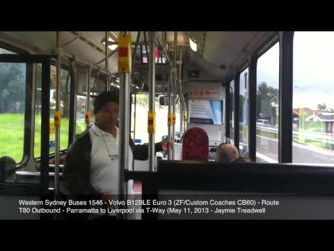 Sydney Buses 1546 - Volvo B12BLE Euro 3 (ZF/Custom Coaches CB60) - Route T80 Outbound