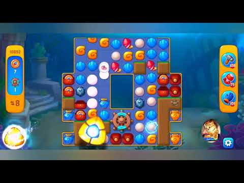 фишдом 2022  #  10892 уровень - прохождение без бустеров # Fishdom,   10892  level - no Boosters.