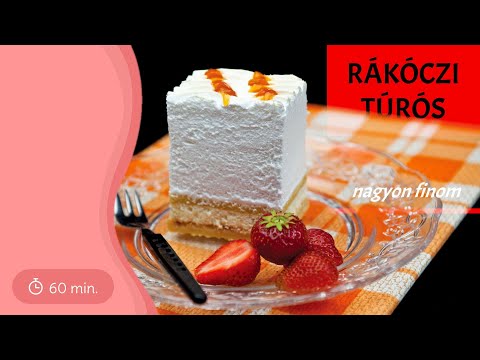 Curd Cheese Cake Rákóczi Style / Rákóczi túrós