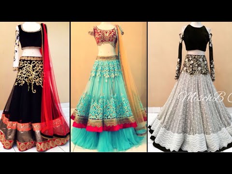 Beautiful heavy embroidered lehenga design ideas