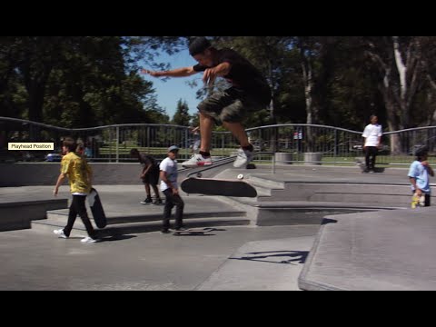 Scott DeCenzo warming up at Santa Ana park