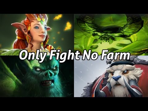Only Fight No Farm Puppey MidOne SingSing 28 mins 95 kills - Dota 2