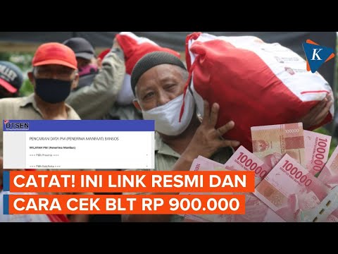 Catat! Ini Link Resmi dan Cara Cek Penerima BLT Kesra Rp 900.000