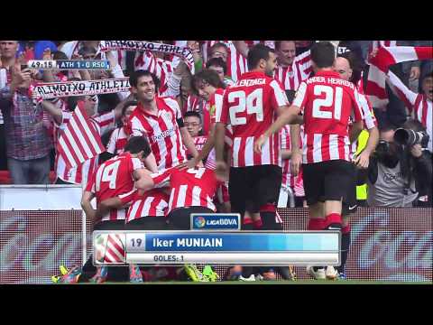 Goal of Muniain (1-0) Athletic Club - Real Sociedad - HD