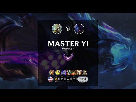 Master Yi Jungle vs Rek'Sai - NA Master Patch 12.13