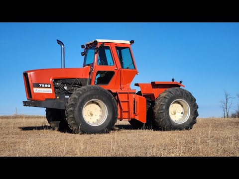 1981 Allis Chalmers 7580 Tractor Sells on Auctiontime December 29th 2023, Avon South Dakota