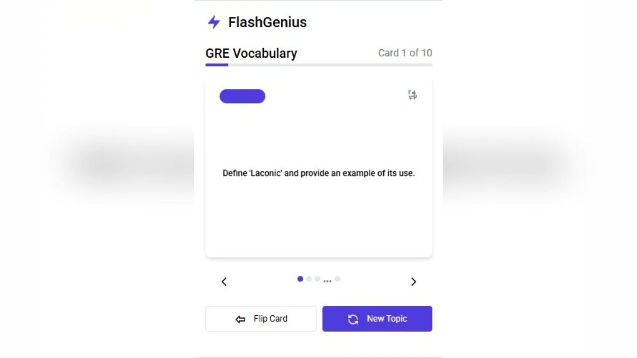 FlashGenius - AI Flashcard Generator
