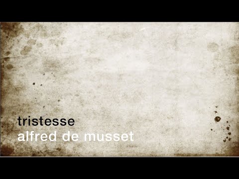 La minute de poésie : Tristesse [Alfred de Musset]
