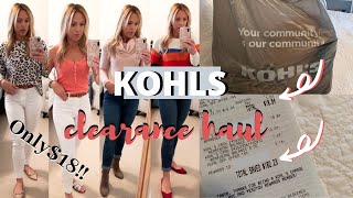 KOHLS Clearance Haul | I Only Spent $18!!