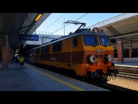 Kraków GŁ - Wyjazd EP09 - 046 z IC Siemiradzki [4K]