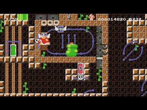 ▼Jungle Remains▼ by Rowlet - SUPER MARIO MAKER - NO COMMENTARY 1bh