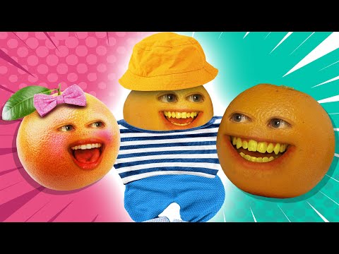 惱人的橙色--媽媽裝與爸爸裝的挑戰! (Annoying Orange - Mom Outfit vs Dad Outfit Challenge!)