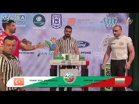 Yusuf Ziya Yildizoglu vs Danovski Dimitar | Up to 75 kg | XLVI WORLD ARMWRESTLING | 2025