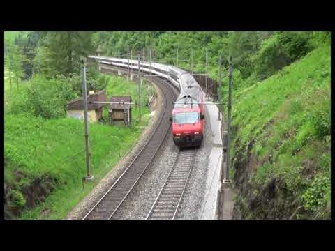 Die Gotthard - Bahn von Zürich bis Bellinzona. Südrampe von Airolo bis Bellinzona / Video Nr. 110
