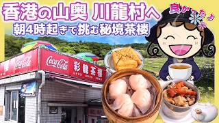 香港川龍村で朝茶体験/朝四時起きで挑む秘境茶楼｜香港🇭🇰 Vlog 海外生活日本人｜香港ぐらっしー