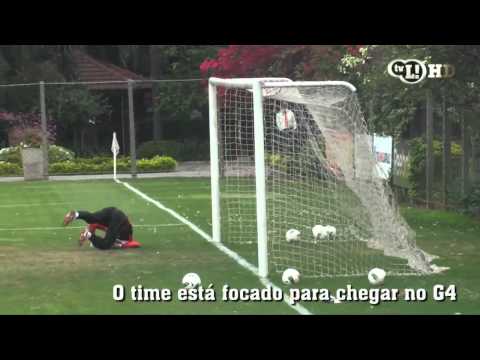 Bola na trave, Ceni cobra pênaltis após o treino